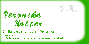 veronika molter business card